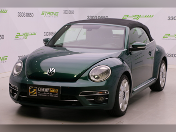Volkswagen  Beetle  Turbo  2018  Automatic  41,000 Km  4 Cylinder  Front Wheel Drive (FWD)  Convertible  Green