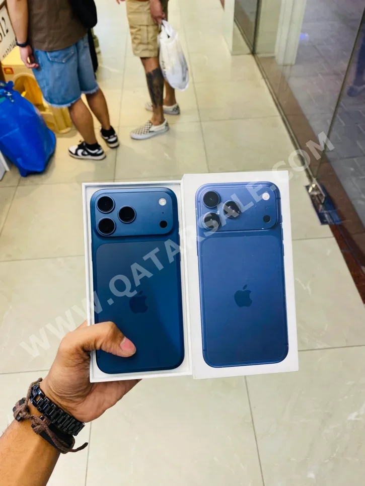 هواتف نقالة ابل - ايفون 17 - برو ماكس - أزرق - 1 تيرابايت