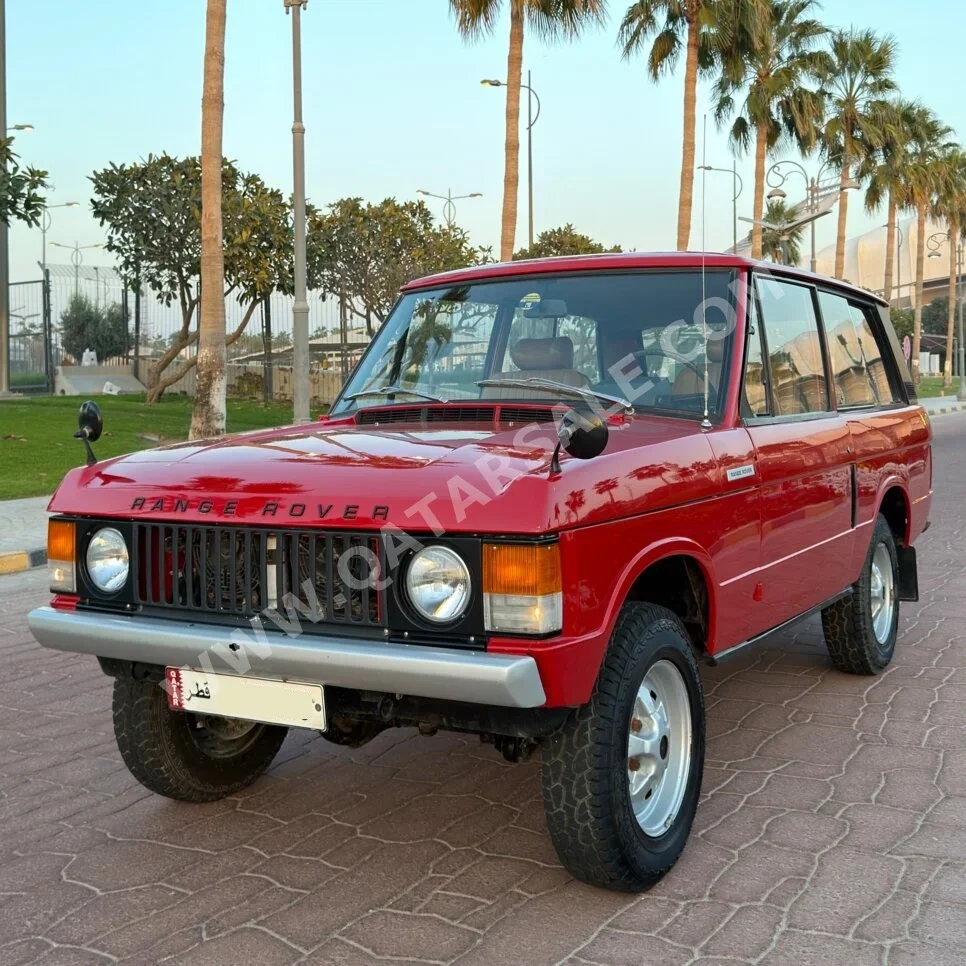 لاند روفر رنج روفر فوج 1975 عادي 0 كم 8 سلندر دفع رباعي اس يو في أحمر