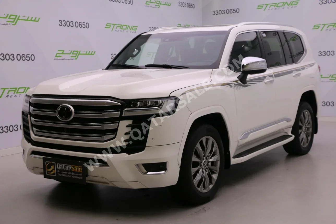 Toyota  Land Cruiser  VXR Twin Turbo  2023  Automatic  53,000 Km  6 Cylinder  Four Wheel Drive (4WD)  SUV  White  With Warranty