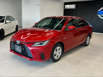 Toyota  Yaris  2024  Automatic  40,000 Km  4 Cylinder  Front Wheel Drive (FWD)  Sedan  Red  With Warranty