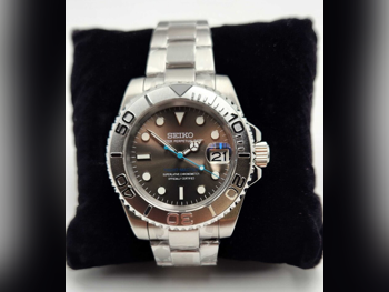 ساعات - سيكو - ساعات ميكانيكية - أزرق - ساعات رجالي