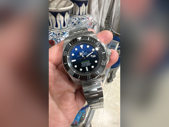 ساعات - رولكس - ساعات ميكانيكية - أزرق - ساعات رجالي