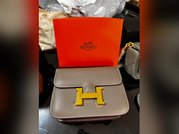 Tote Bag  - Hermes  - Cream  - Faux Leather  - For Women