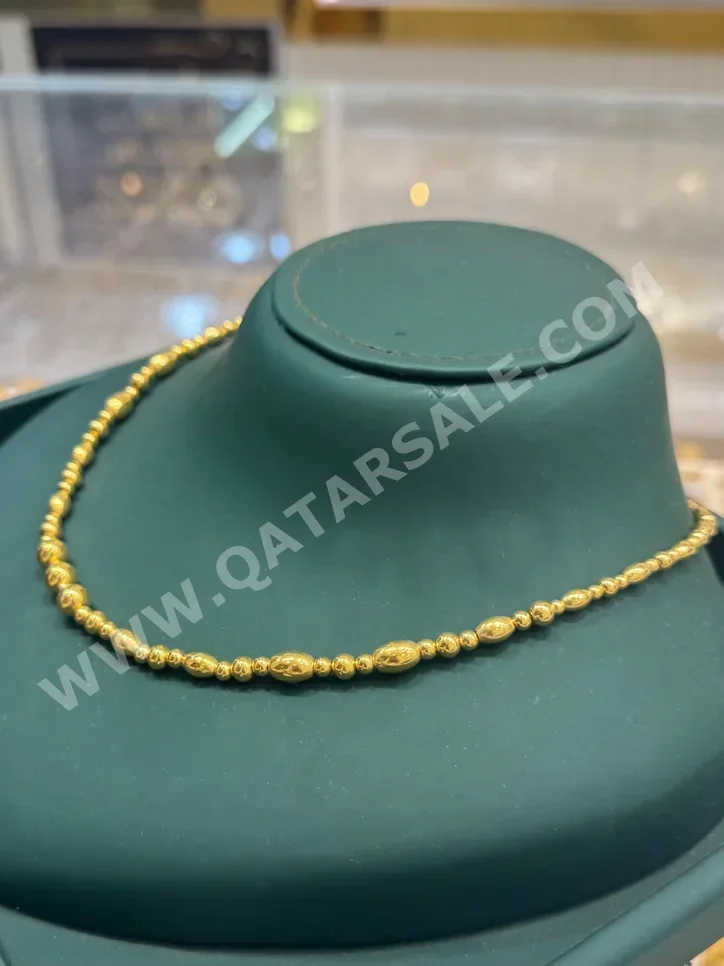 الذهب طقم  ايطاليا  نسائي  حسب الوزن  بدون حجر  ضمان الصيانة  توصيل مجاني  ذهب أصفر  عيار 21