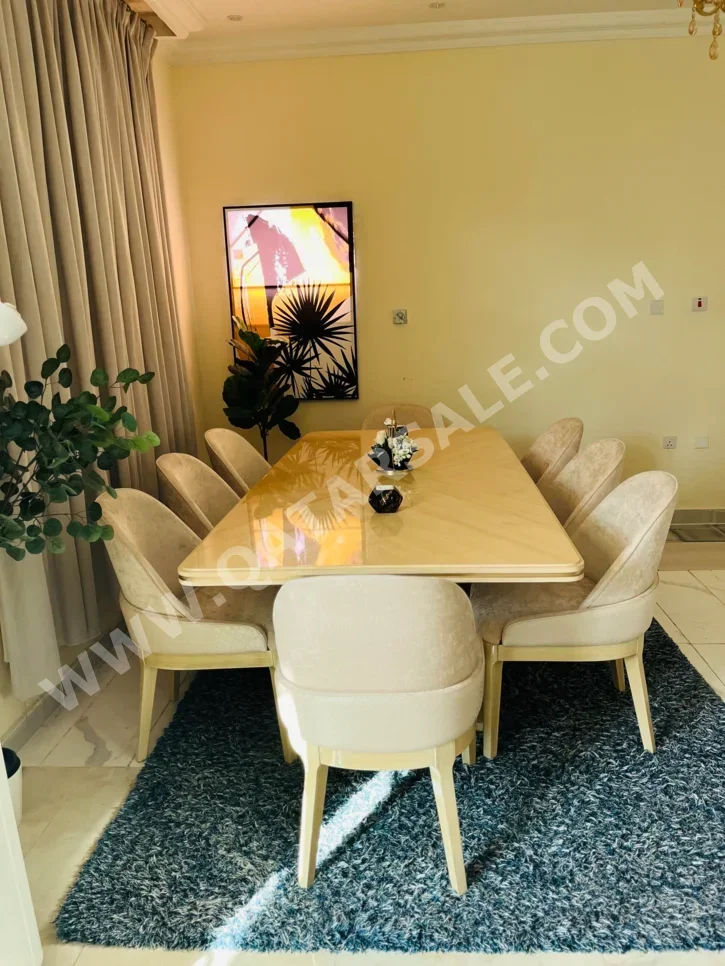 Dining Table with Chairs - White