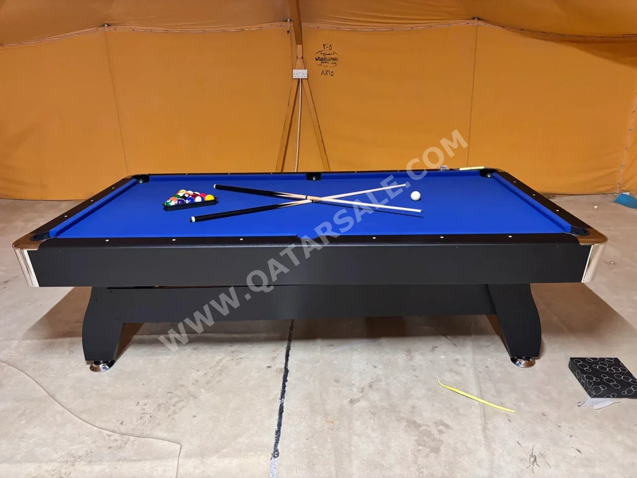 Blue Billiard Table