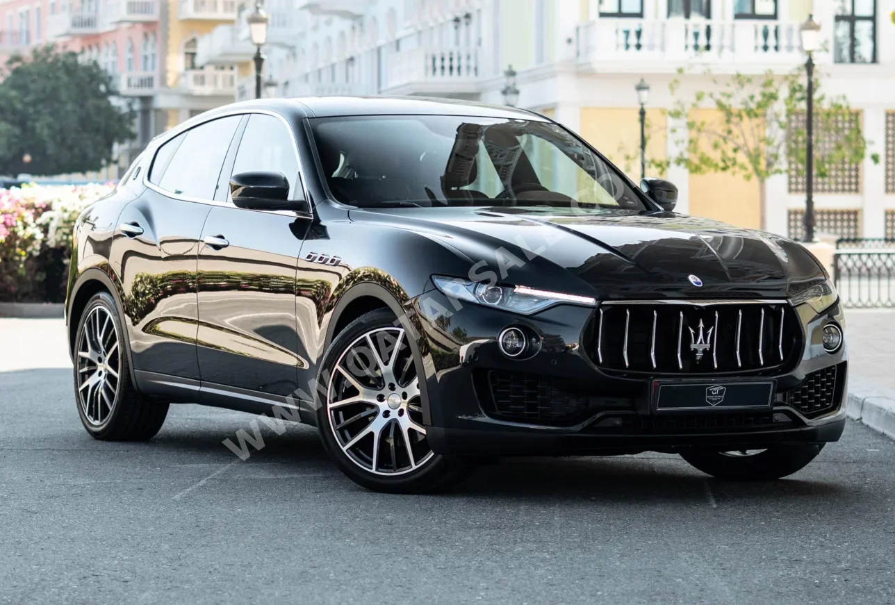 Maserati  Levante  S  2017  Automatic  75,000 Km  6 Cylinder  All Wheel Drive (AWD)  SUV  Black  With Warranty