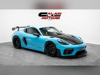 بورش  كايمان  جي تي 4 ار اس  2025  اوتوماتيك  43 كم  6 سلندر  دفع خلفي  كوبيه \ سبورت  ازرق