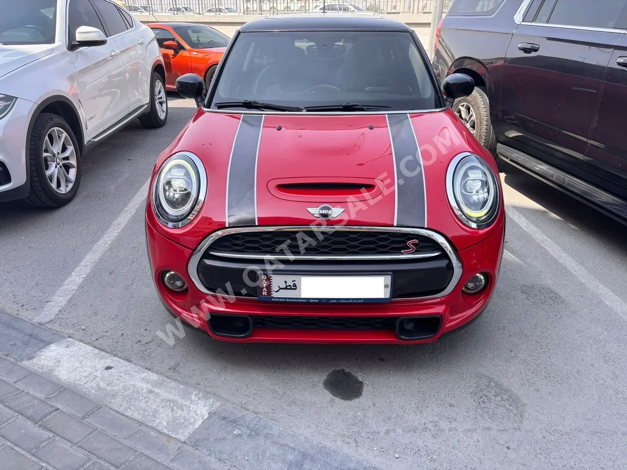 ميني كوبر اس 2021 اوتوماتيك 37,000 كم 4 سلندر سحب امامي هاتشباك أحمر