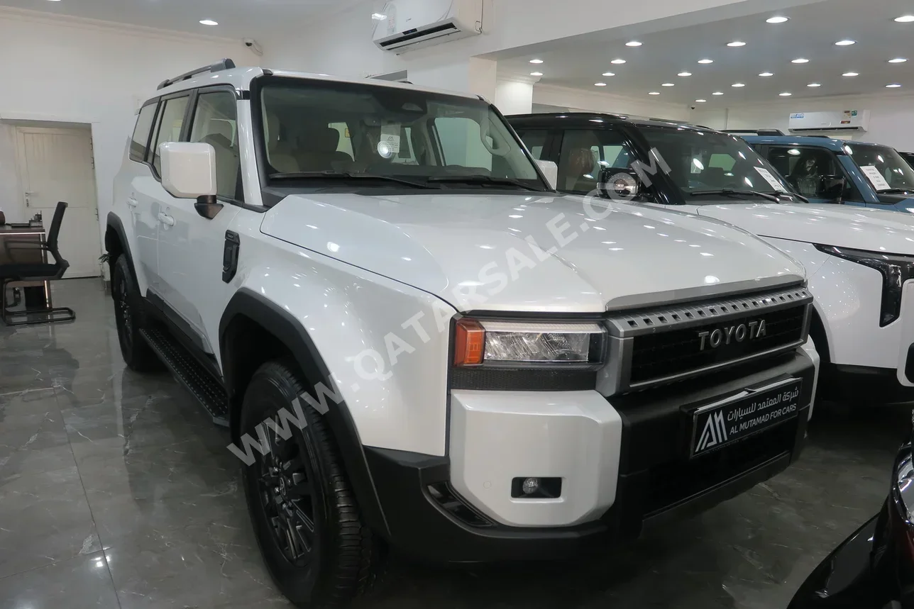 تويوتا برادو 2026 اوتوماتيك 0 كم 4 سلندر دفع رباعي اس يو في أبيض تحت الضمان