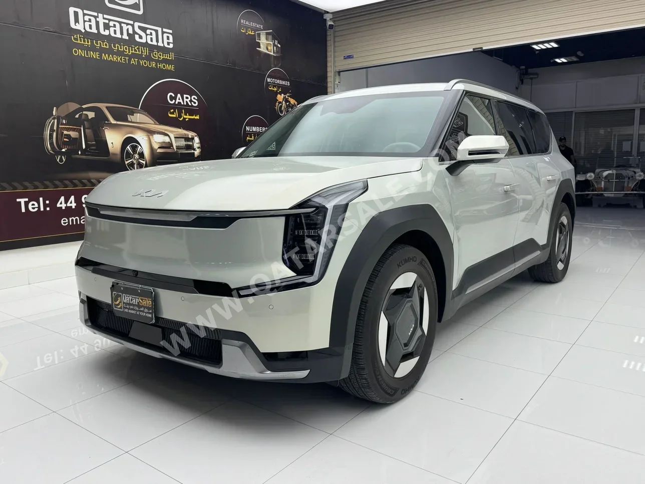 Kia  EV  9  2024  Automatic  6,500 Km  0 Cylinder  Four Wheel Drive (4WD)  SUV  Olive Green  With Warranty