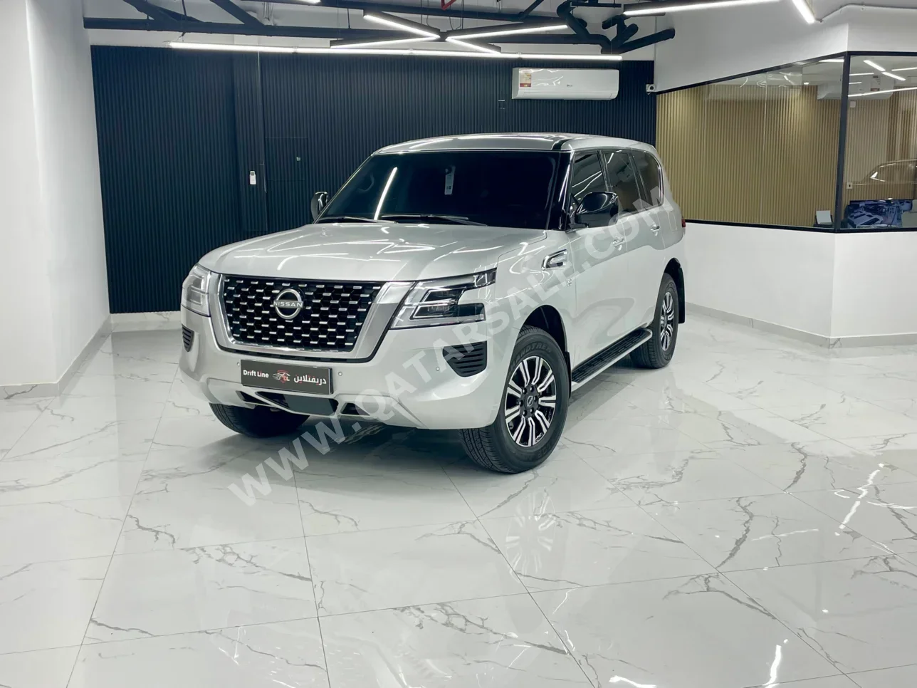 Nissan Patrol LE 2022 Automatic 78,000 Km 8 Cylinder Four Wheel Drive (4WD) SUV Silver With Warranty