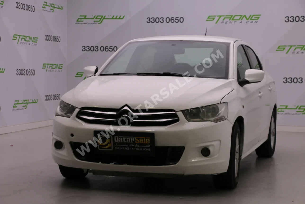 ستروين  سي اليس  2014  اوتوماتيك  172,000 كم  4 سلندر  سيدان  أبيض