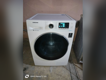 Washers & Dryers Sets Samsung / 8 Kg White Steam Washer Steam Dryer Stackable With Delivery With Installation Front Load Washer Electric