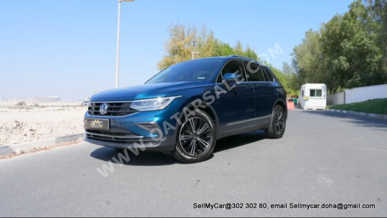 Volkswagen  Tiguan  1.4 TSI  2024  Automatic  42,000 Km  4 Cylinder  Front Wheel Drive (FWD)  SUV  Blue  With Warranty