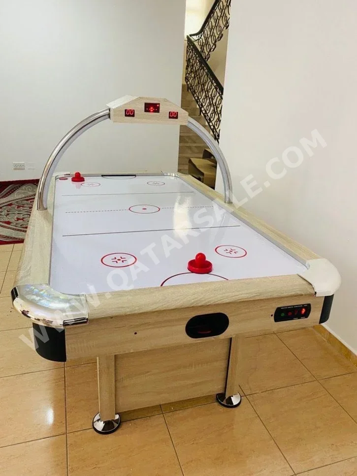 White Hockey Table