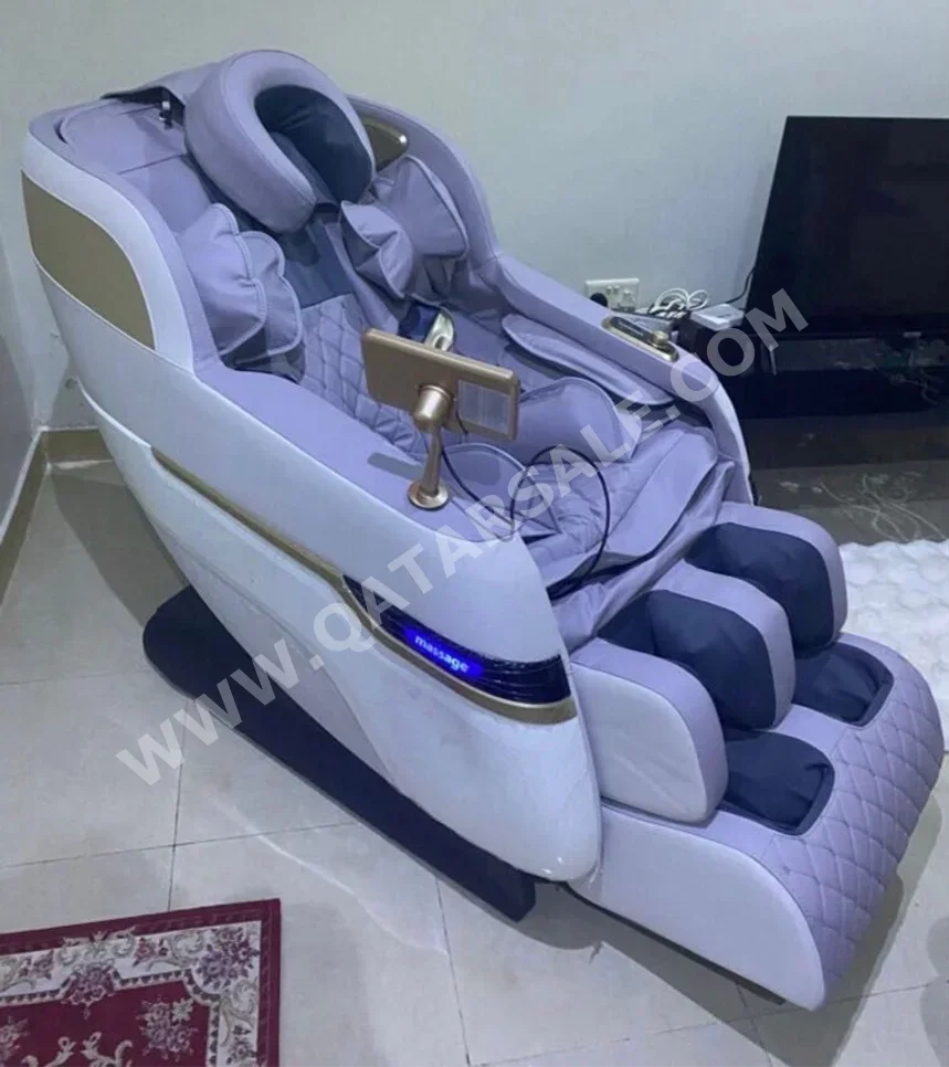 Massage Chair Leercon White China m8 All Body 4D