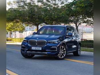 BMW  X-Series  X5  2019  Automatic  89,000 Km  6 Cylinder  Four Wheel Drive (4WD)  SUV  Blue  With Warranty