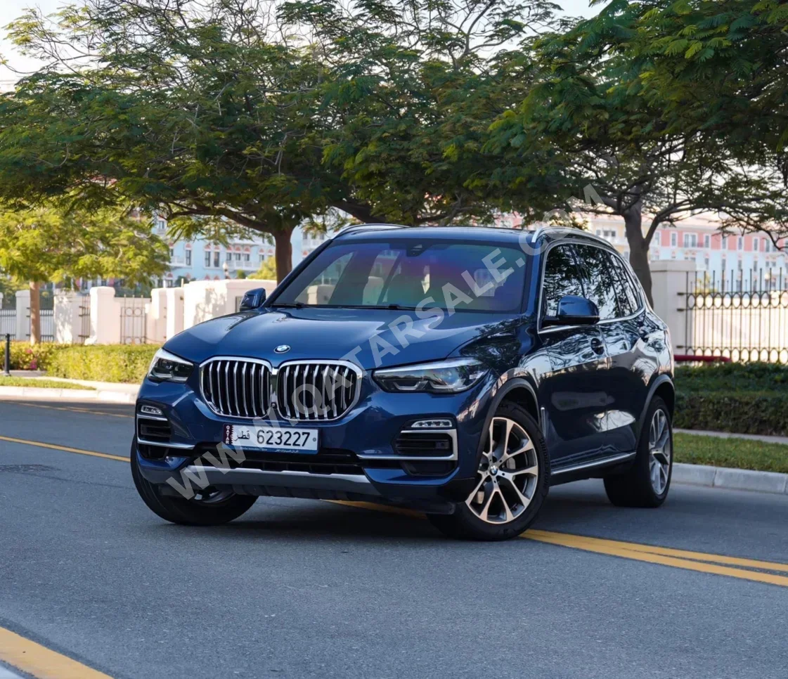 BMW X-Series X5 2019 Automatic 89,000 Km 6 Cylinder Four Wheel Drive (4WD) SUV Blue With Warranty