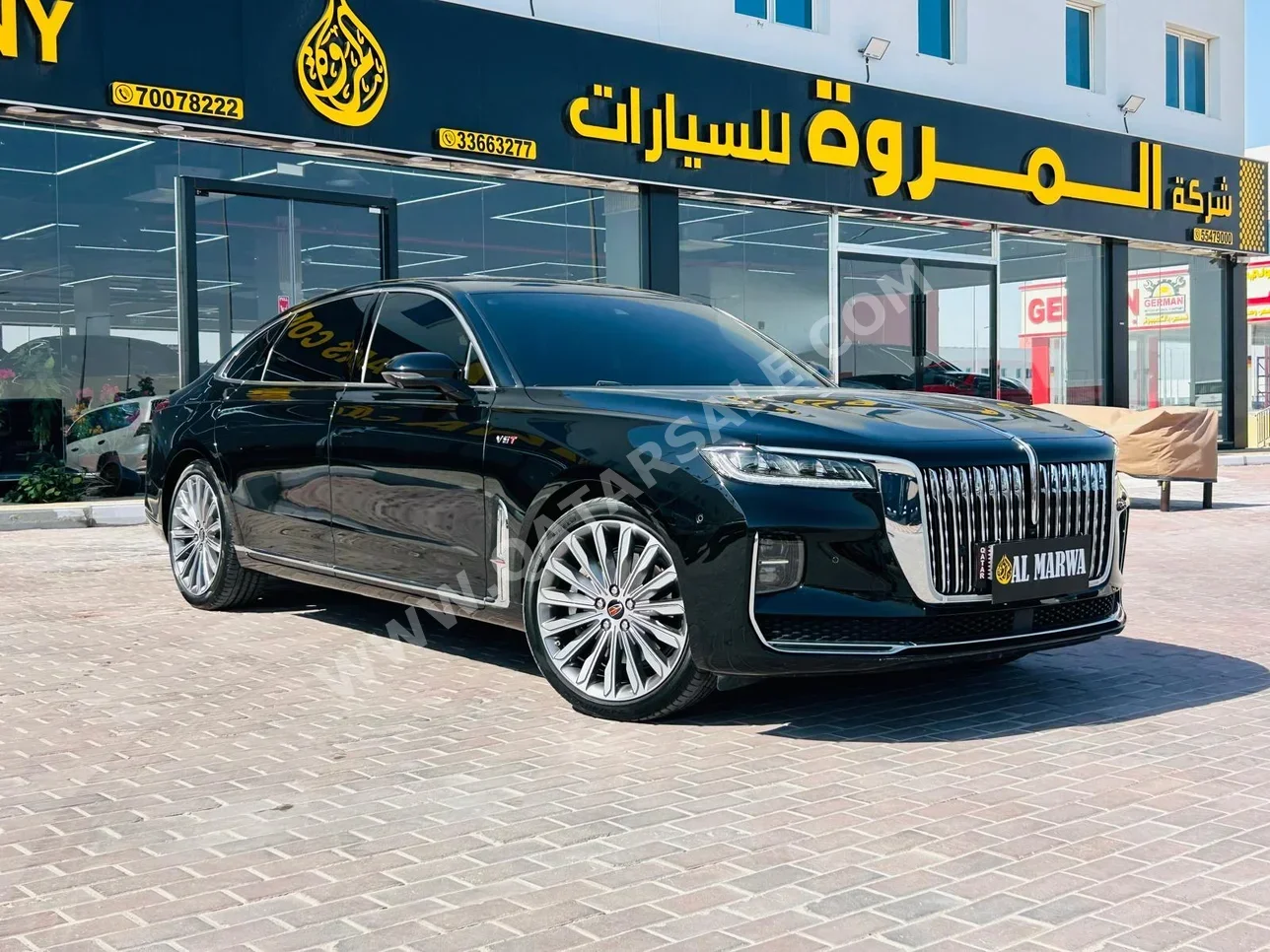 هونغ تشي اتش 9 2022 اوتوماتيك 30,000 كم 6 سلندر دفع خلفي سيدان أسود