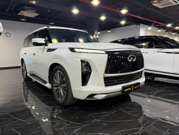 انفنيتي  كيو اكس  80  2025  اوتوماتيك  17,000 كم  8 سلندر  دفع رباعي  اس يو في  أبيض  تحت الضمان