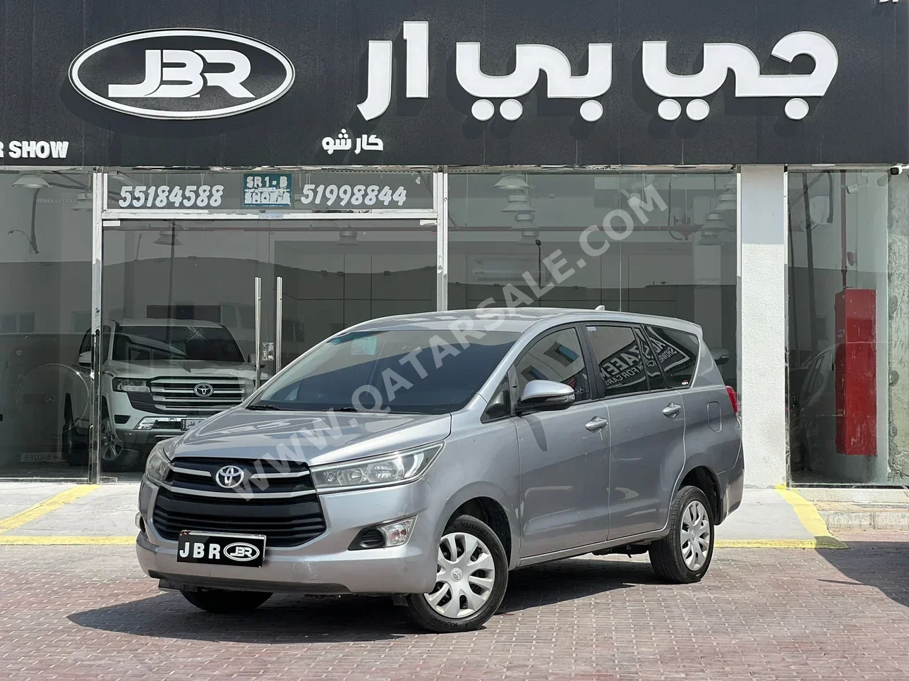 Toyota  Innova  2019  Automatic  269,000 Km  4 Cylinder  Front Wheel Drive (FWD)  Van / Bus  Silver