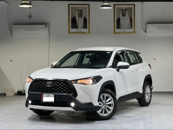 Toyota  Corolla  Cross Hybrid  2023  Automatic  46,000 Km  4 Cylinder  Four Wheel Drive (4WD)  SUV  White  With Warranty