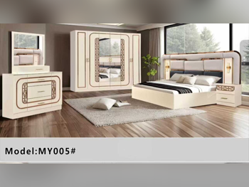 أطقم غرف نوم - لايف ستايل  - طقم مكون من 4 قطع  - اللون البيج