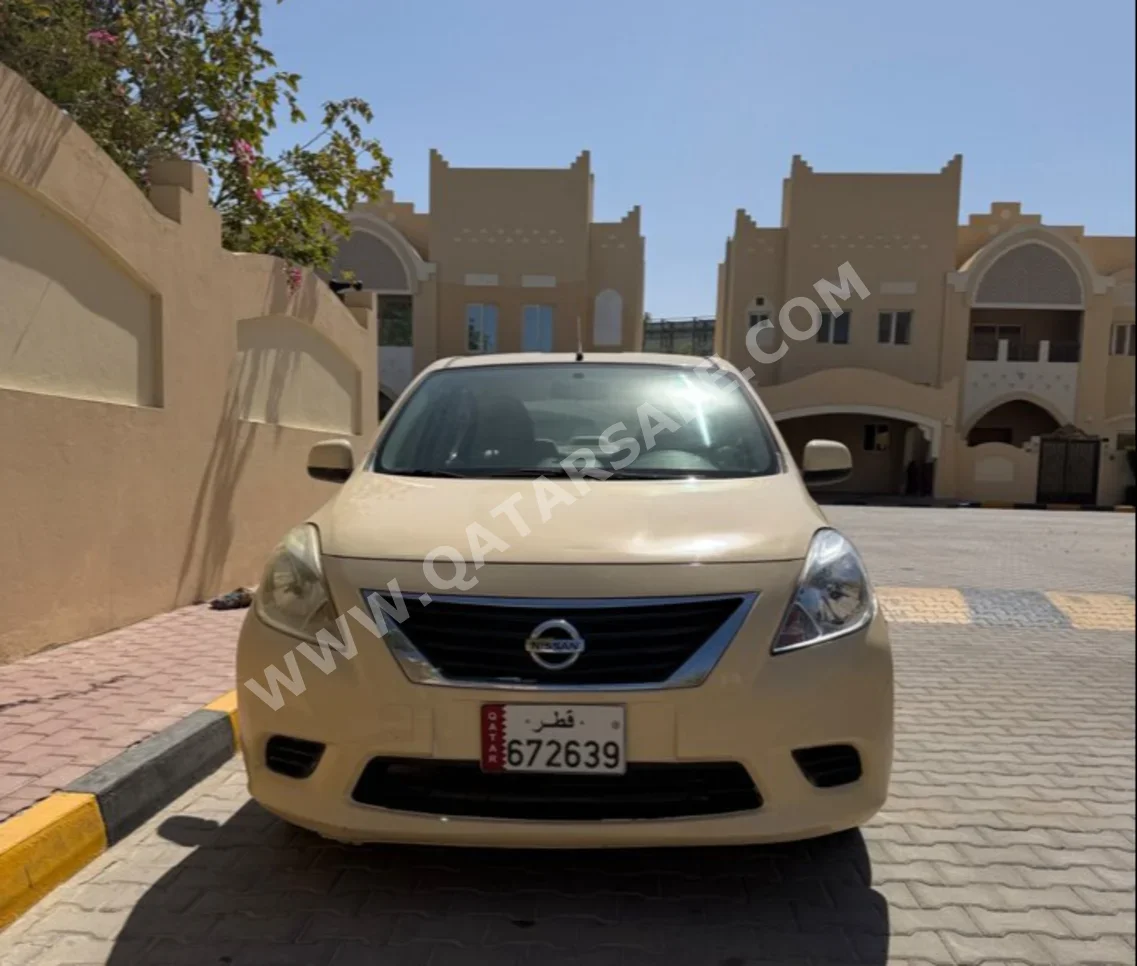 Nissan Sunny 2014 Automatic 255,584 Km 4 Cylinder Sedan Beige