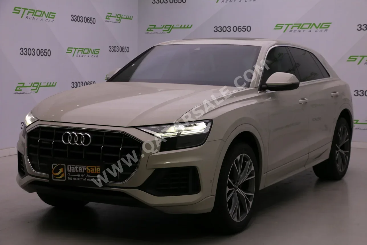 Audi  Q8  S-Line  2022  Automatic  42,000 Km  6 Cylinder  Four Wheel Drive (4WD)  SUV  Beige