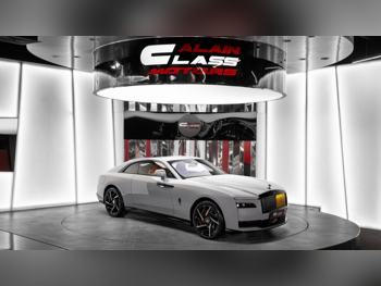 رولز - رويس  سبيكتر  2026  اوتوماتيك  22 كم  0 سلندر  دفع كلي مستمر  كوبيه \ سبورت  رمادي