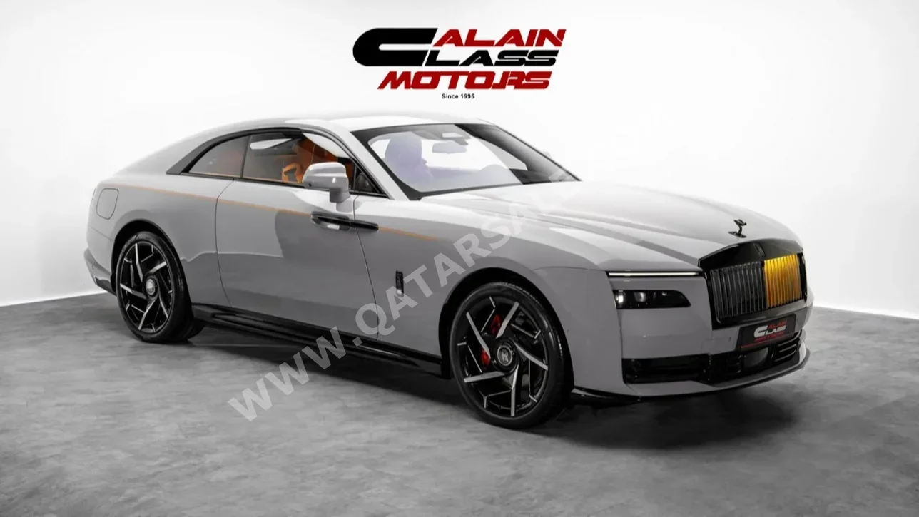 رولز - رويس سبيكتر 2026 اوتوماتيك 22 كم 0 سلندر دفع كلي مستمر كوبيه \ سبورت رمادي