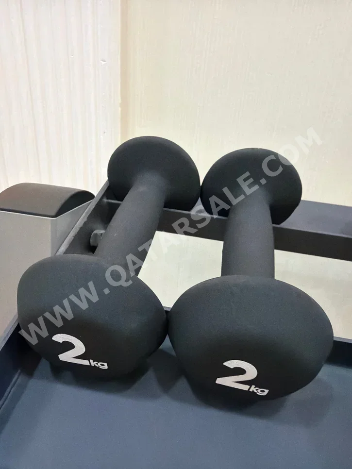 أثقال - الدامبل الثابتة  - مستدير  - أسود