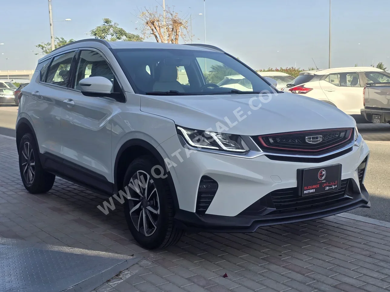 Geely  Coolray  2023  Automatic  31,500 Km  4 Cylinder  Front Wheel Drive (FWD)  SUV  White  With Warranty