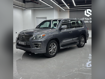 لكزس  ال اكس  570  2015  اوتوماتيك  422,000 كم  8 سلندر  دفع رباعي  اس يو في  رمادي