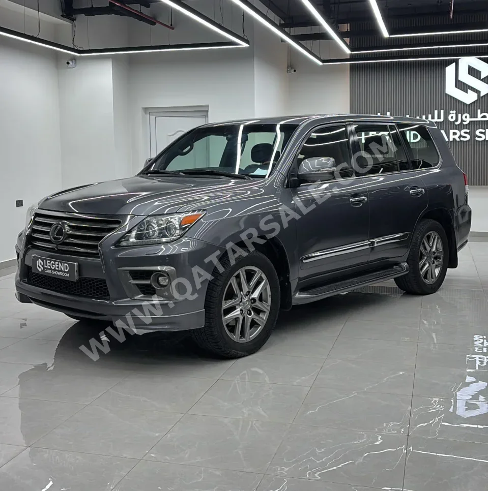 لكزس  ال اكس  570  2015  اوتوماتيك  422,000 كم  8 سلندر  دفع رباعي  اس يو في  رمادي