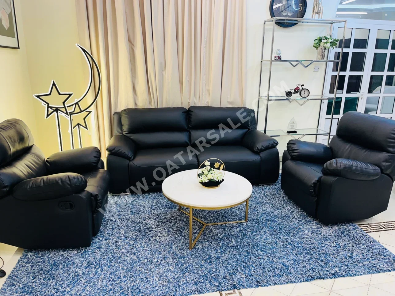 Sofas, Couches & Chairs Home Center  Rocking Chair  - Genuine Leather  - Black