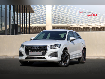 اودي  كيو 2  35 تي اف اس اي  2025  اوتوماتيك  14,000 كم  4 سلندر  سحب امامي  اس يو في  أبيض  تحت الضمان