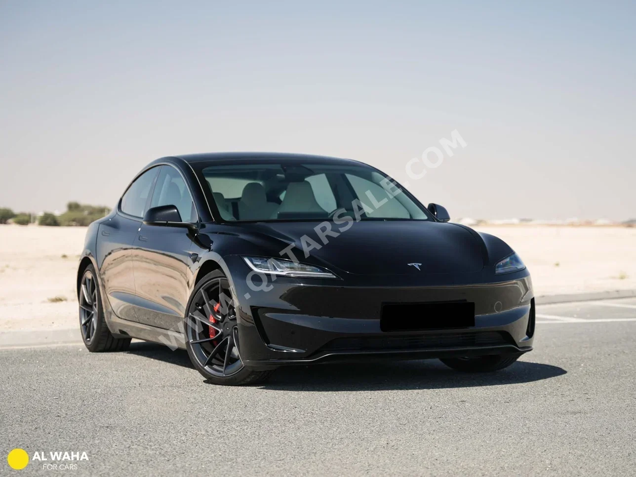 تسلا مودل 3 بيرفورمانس 2024 اوتوماتيك 25,950 كم 0 سلندر دفع كلي مستمر سيدان أسود تحت الضمان
