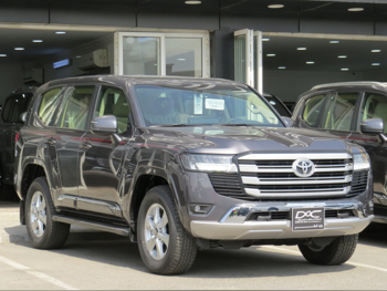 تويوتا  لاند كروزر  جي اكس ار توين توربو  2025  اوتوماتيك  0 كم  6 سلندر  دفع رباعي  اس يو في  رمادي  تحت الضمان