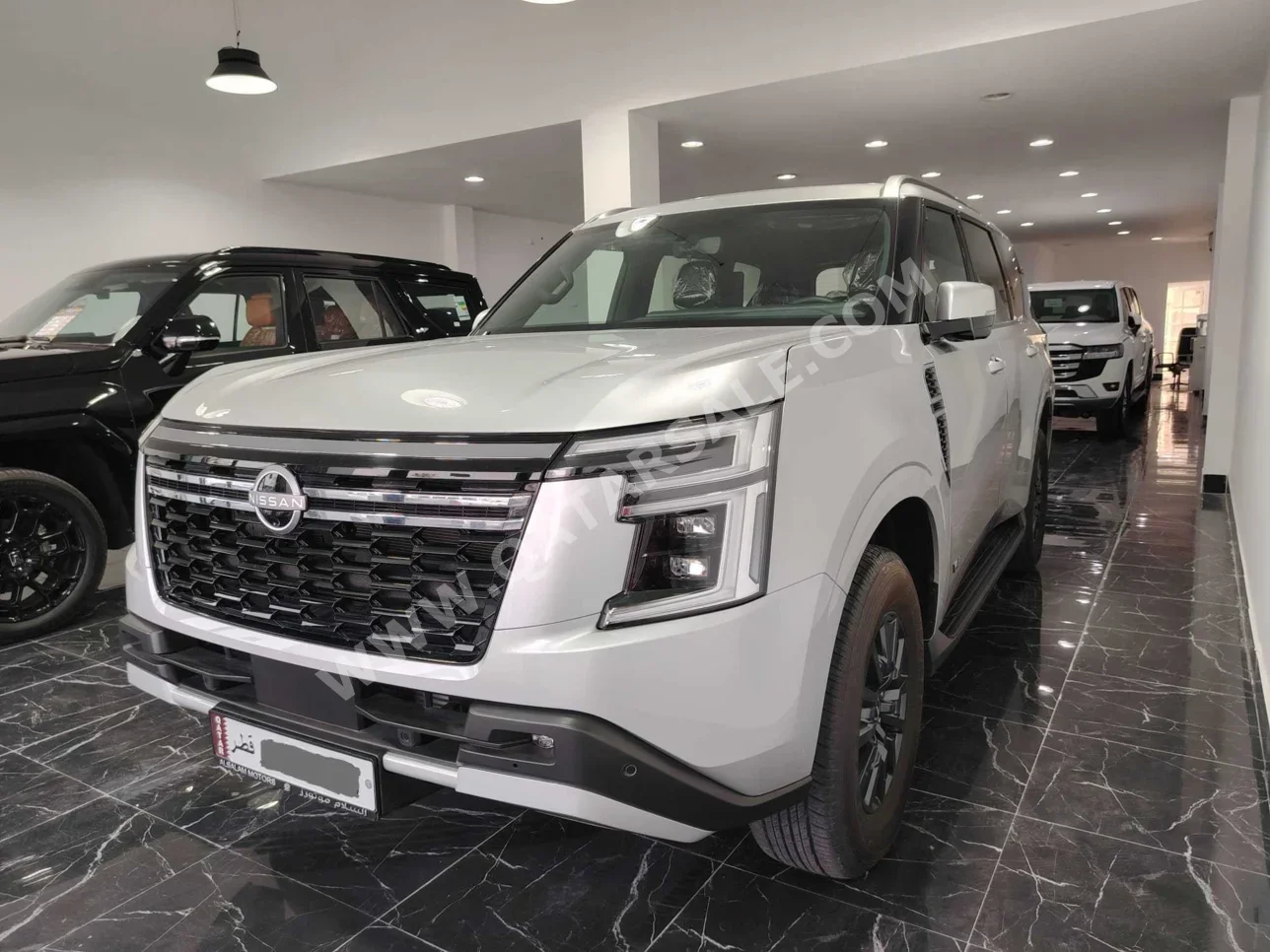 Nissan Patrol LE 2025 Automatic 8,600 Km 6 Cylinder Four Wheel Drive (4WD) SUV Silver With Warranty