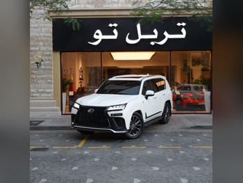 Lexus  LX  600 F Sport  2023  Automatic  173,200 Km  6 Cylinder  Four Wheel Drive (4WD)  SUV  White  With Warranty