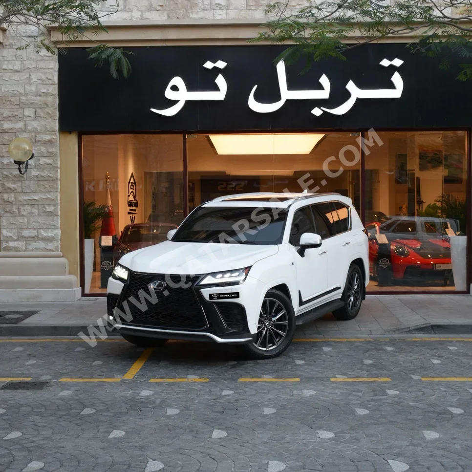 Lexus LX 600 F Sport 2023 Automatic 173,200 Km 6 Cylinder Four Wheel Drive (4WD) SUV White With Warranty