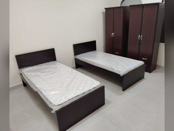 Bedroom Sets - Qatar Design  - 2 Pieces Set  - Brown