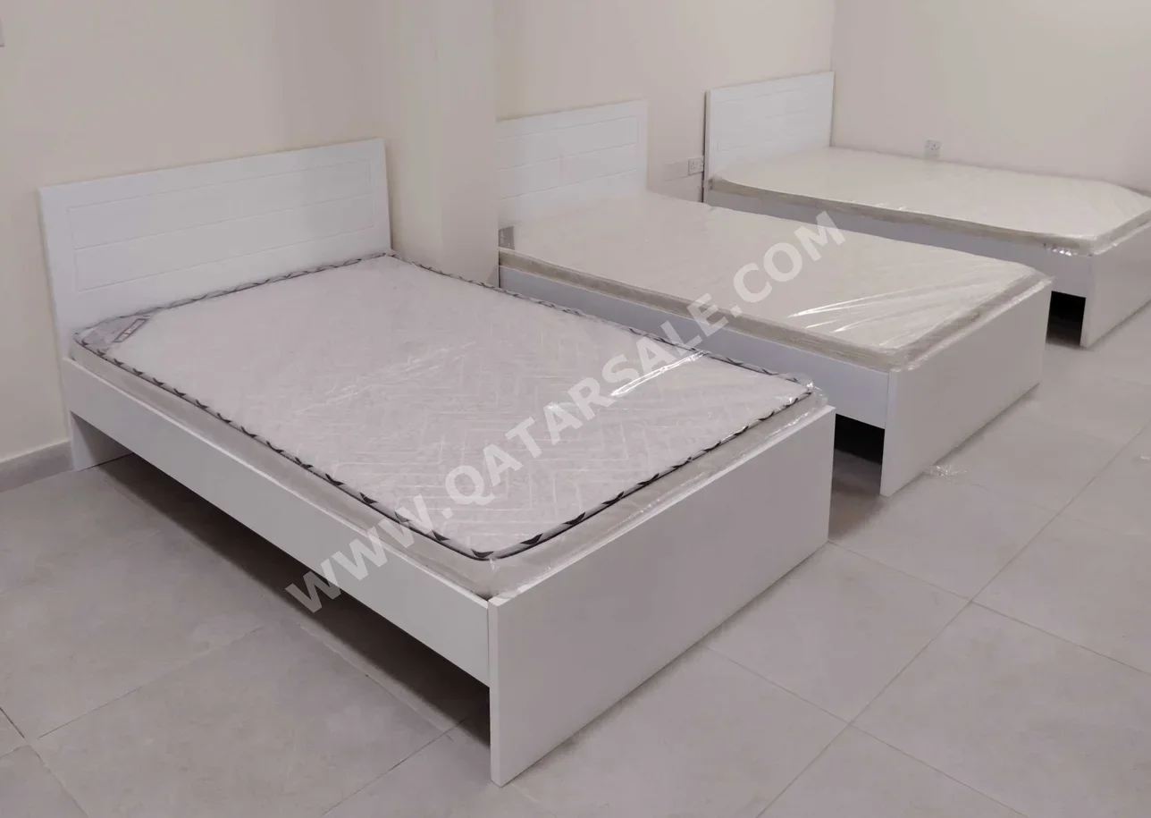 Beds - Lifestyle - Single - White - Mattress Included