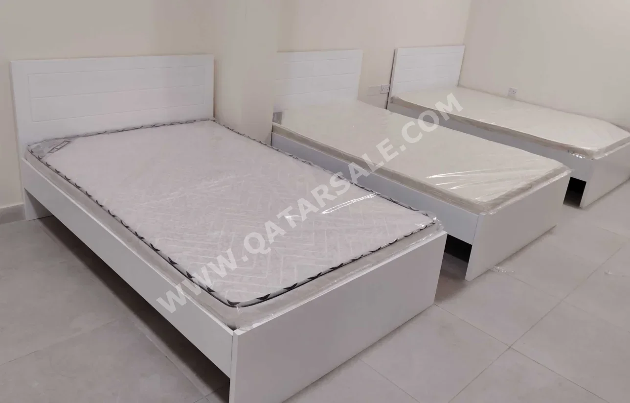 Beds - Lifestyle - Single - White - Mattress Included
