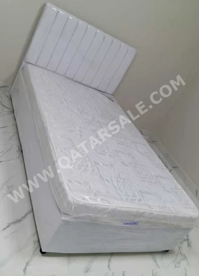 Beds - Single - White - Mattress Included