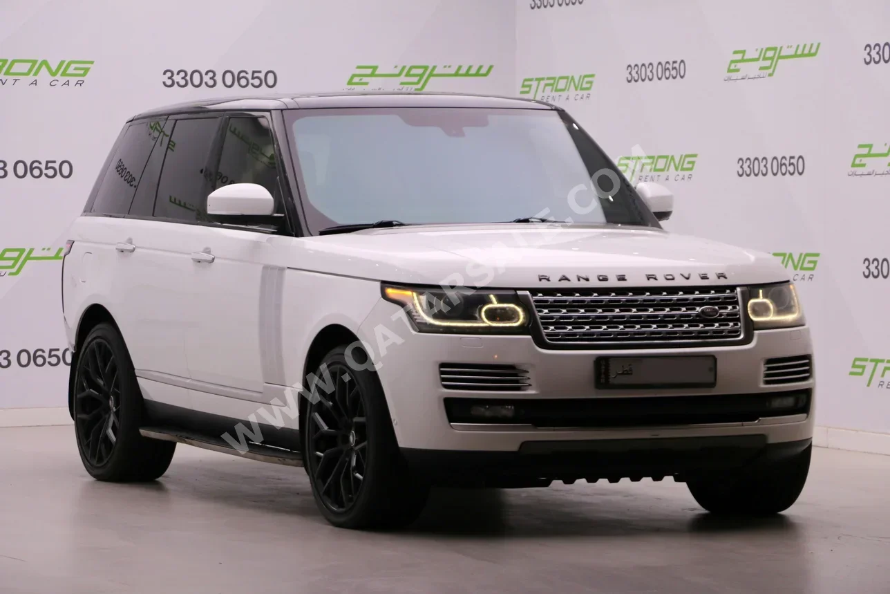 Land Rover  Range Rover  Vogue  Autobiography  2014  Automatic  169,000 Km  8 Cylinder  Four Wheel Drive (4WD)  SUV  White