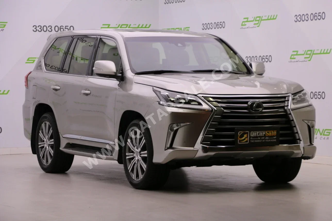 Lexus  LX  570  2016  Automatic  217,000 Km  8 Cylinder  Four Wheel Drive (4WD)  SUV  Silver